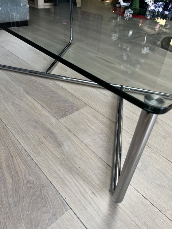 Image 1 of Mesa de centro de cristal Gispen