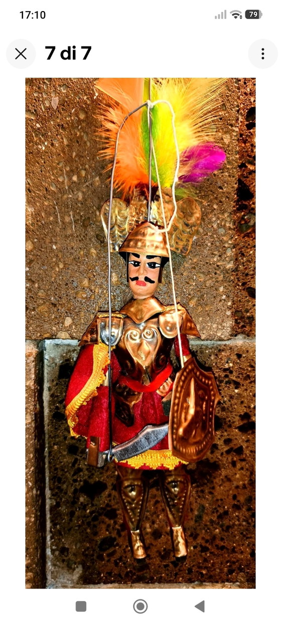 Pupo sicilien vintage Cm 30 Orlando – Objets déco, Metal, Textile (photo 7 of 7)