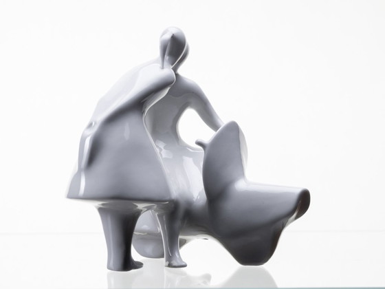 Image 1 of Amoureux à la matraque, Jiří Černoch, Royal Dux, années 2000, République tchèque