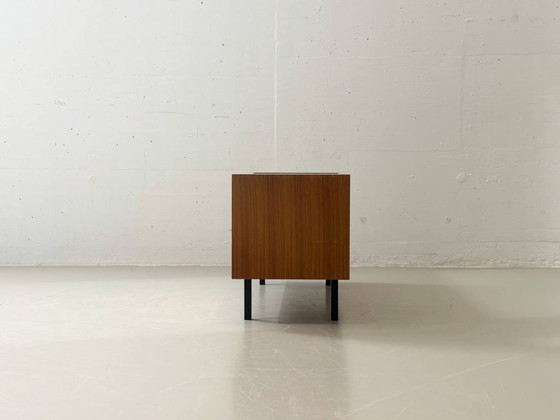 Image 1 of Mid-century lowboard with walnut drawer fronts, 1960s