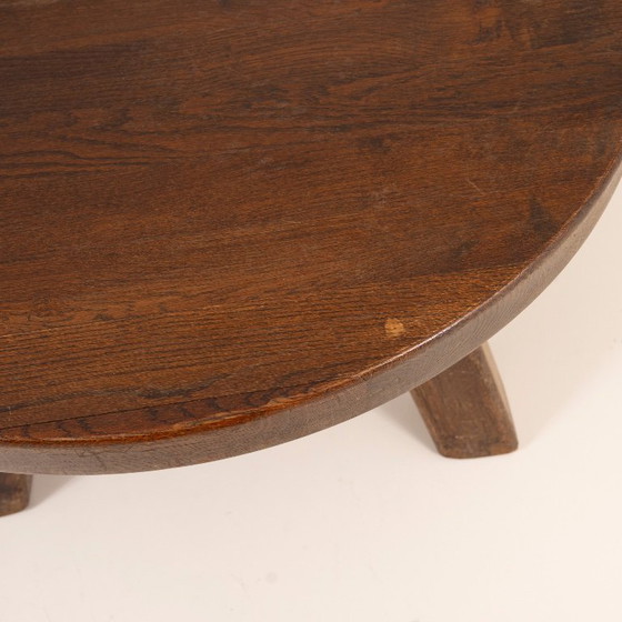 Image 1 of Brutalistische salontafel – Massief hout