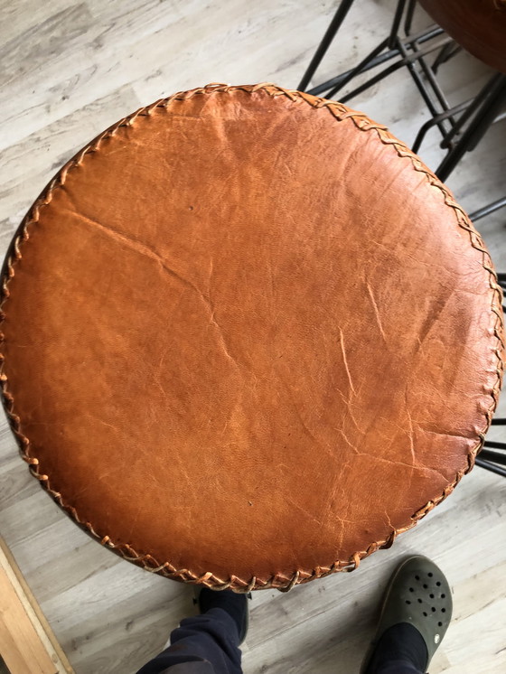 Image 1 of 3 x Lebber barkrukken Brutalist - hele goede staat!