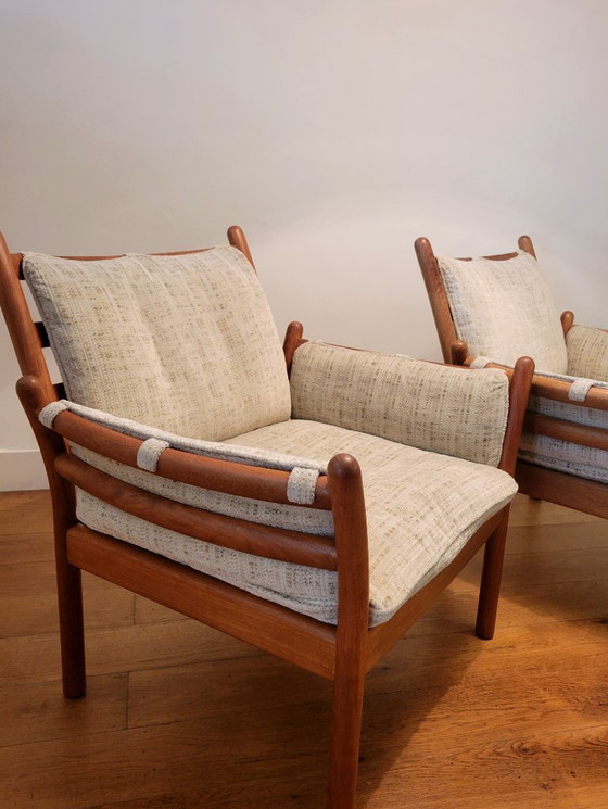 Image 1 of 2x Genius Sessel von Illum Wikkelsø für C.F.C. Silkenborg