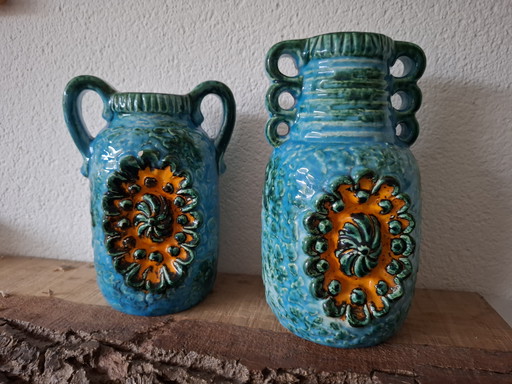 Special vase with striking colours