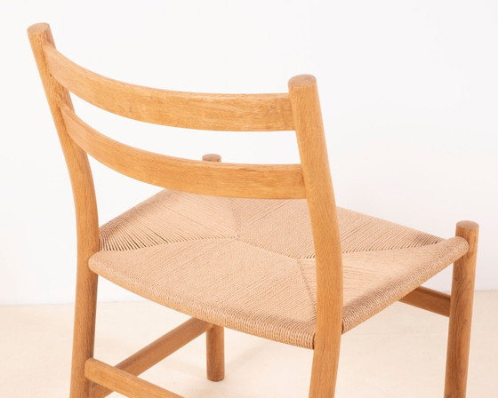 6x Hans J. Wegner CH47 en Chêne Savonné, 1975 – Carl Hansen & Søn, Chaises de salle à manger, Bois, Vintage (photo 8 of 13)