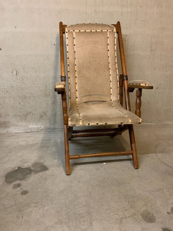 Image 1 of Sedia pieghevole militare inglese / sedia da campagna