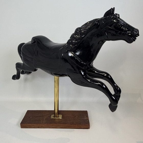 Cheval de carrousel – Sculptures, Bois, Laiton (photo 10 of 18)