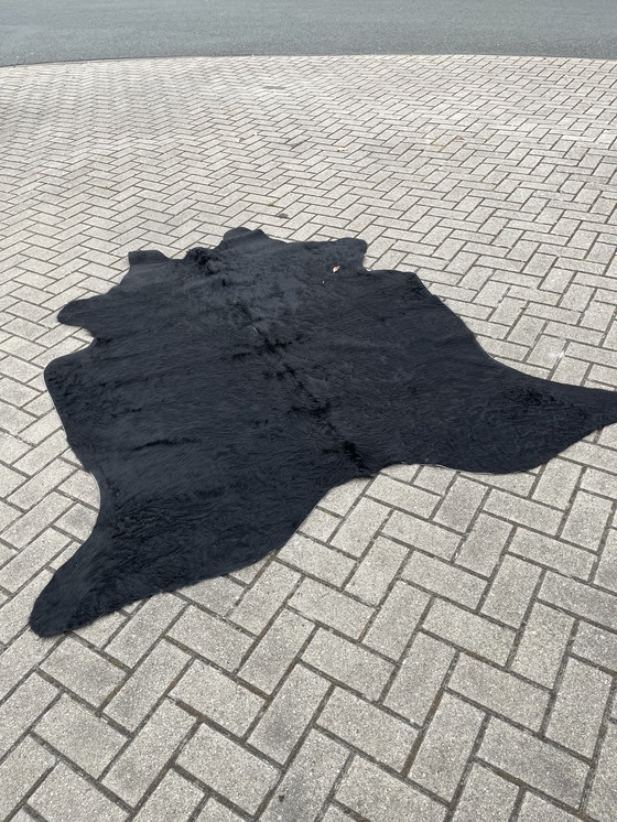 Image 1 of Pelle di mucca completamente nera