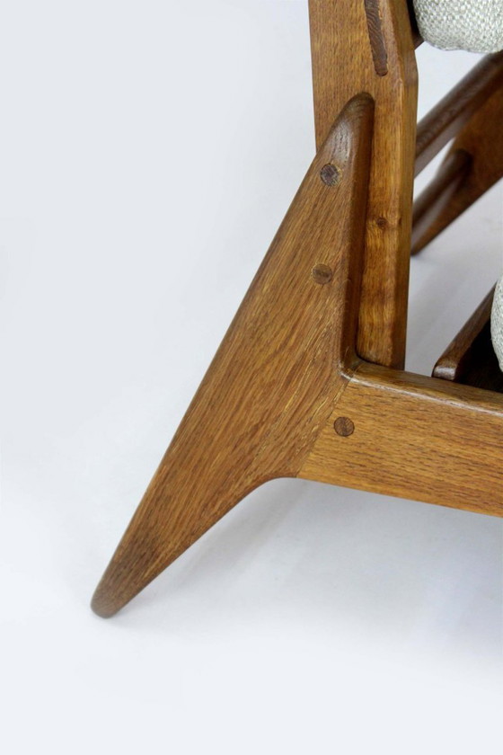 Image 1 of Restored Mid-Century Scandinavian Hunting Chairs attributed to Uno & Östen Kristiansson, 1950s, Set of 2