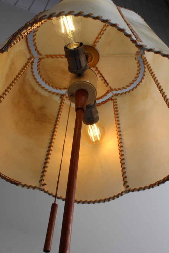 Image 1 of Vintage Danish Teak Floor Lamp