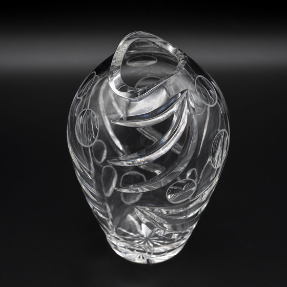 Image 1 of Erich Jachmann para WMF - Jarrón de cristal "Olive Cut", ca. 1960