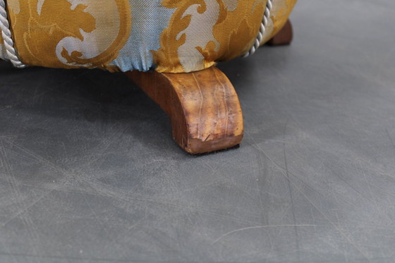 Image 1 of Art Deco Tabouret uit 1940, Tsjecho-Slowakije