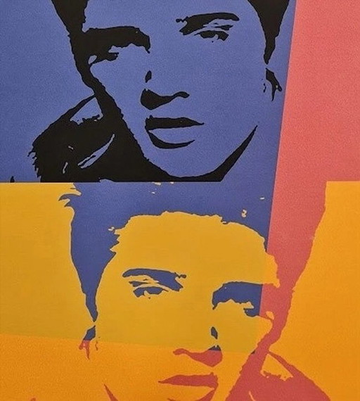 D'après Andy Warhol, Elvis Presley, années 1980, lithographie