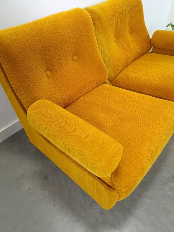 Image 1 of Divano componibile, poltrone giallo caldo