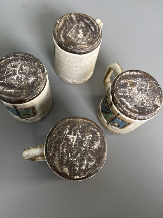 Image 1 of Hannie Mein Ceramics 4 Mugs