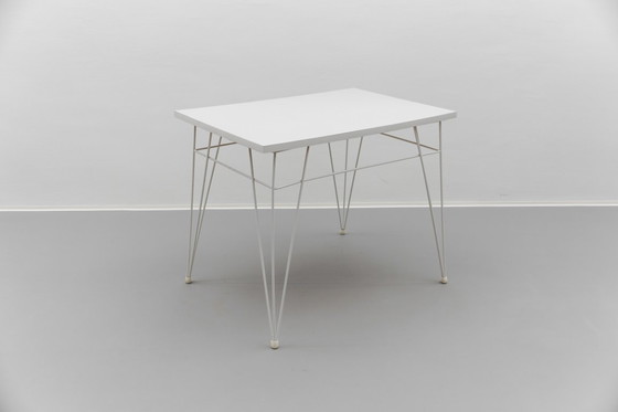 Image 1 of Combex Wire Chair and Combex Wire Table by Cees Braakman for Pastoe, Netherlands, 1950s, Set of 3