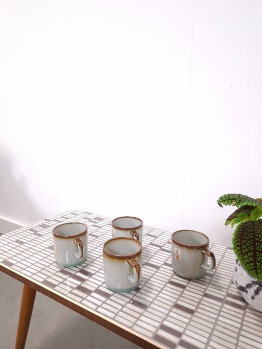 Juego de tazas de café de porcelana danesa Desirée Denmark, juego de 2