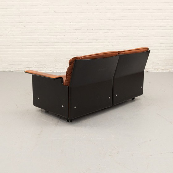 Dieter Rams Vitsoe Tweezitsbank 70's – 2 zitsbanken, Plastic, Leather (photo 6 of 11)