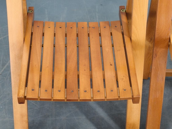 Image 1 of Ensemble de 4 chaises pliantes Trieste d'Aldo Jacober pour Alberto Bazzani