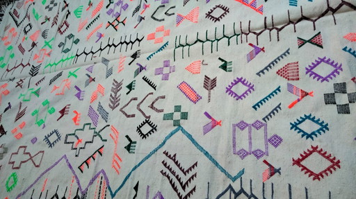 Handgeknoopt Berber kleed wol 292x190cm