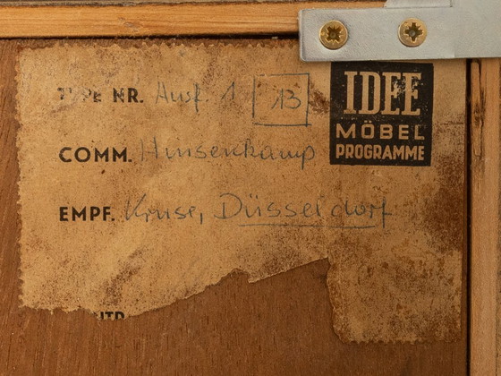 Image 1 of Bureau des années 1950, Oldenburger Möbelwerkstätten, Vintage