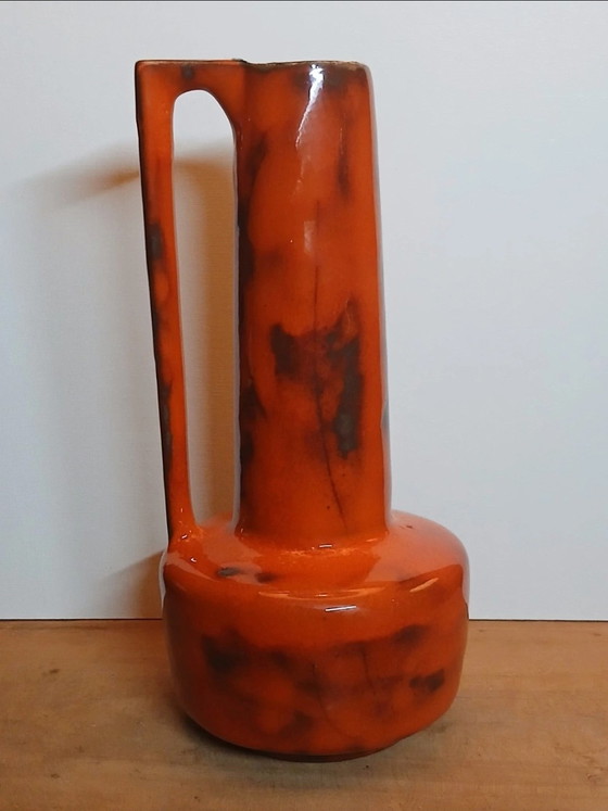 Image 1 of Vintage Space Age vaas van Plateelbakkerij Zenith te Gouda