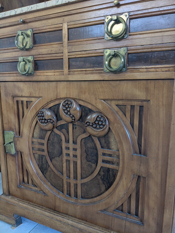 Image 1 of Antique buffet cabinet Art Nouveau/Deco