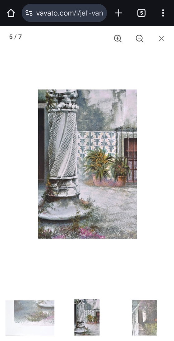 Image 1 of Jef Van Grieken - Sérigraphie couleur - Lot 1/130