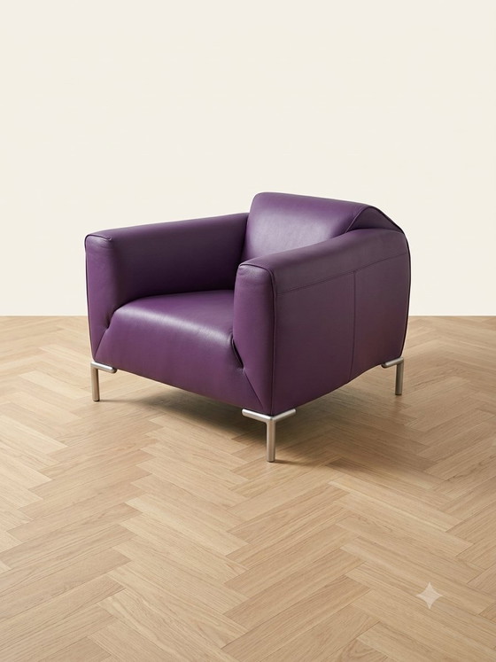 2 poltrone Bert Plantagie Monty – rvs, Leather (photo 3 of 7)