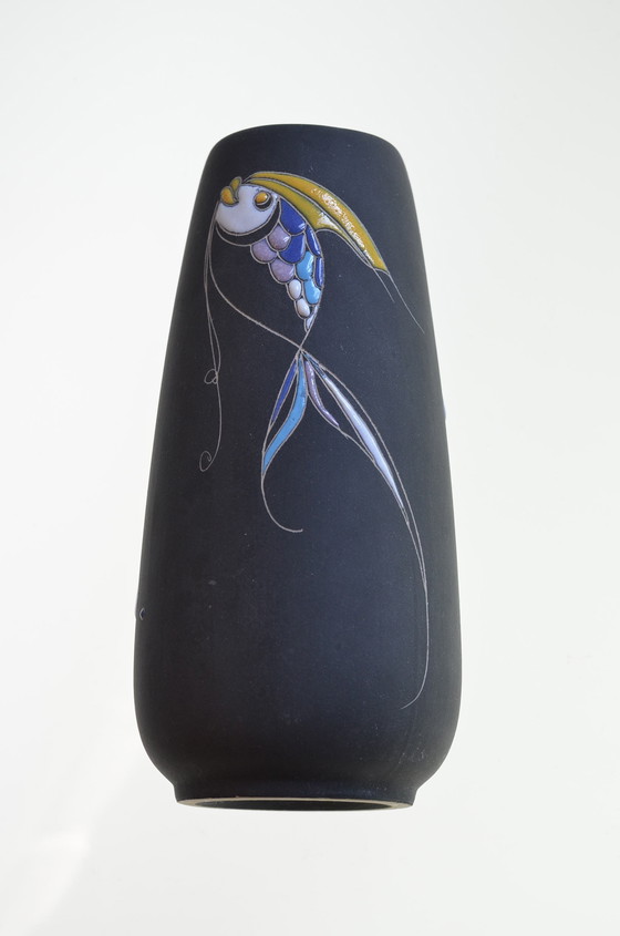 Image 1 of Vaso in ceramica Ruscha anni '50