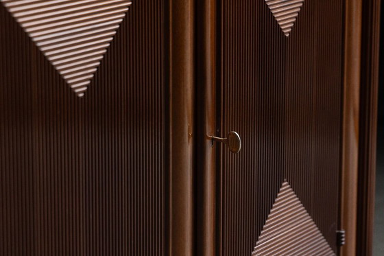 Image 1 of Architectural Modernist Sideboard, France, Mid-20th Century