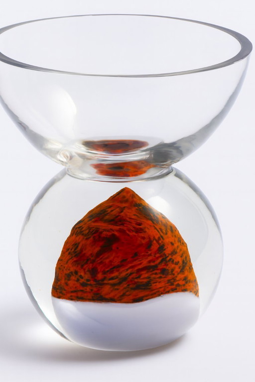 Mid-Century Decorative Glass Piece, 1970s