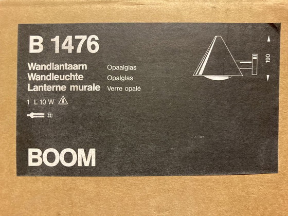 Image 1 of NEW 2x wall fixture 1x ceiling fixture copper opal glass BOOM