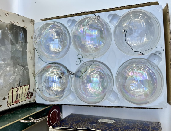 Image 1 of 🎄 Large vintage Christmas tree baubles – Inge-Glas, Krebs & Sohn, Tradition