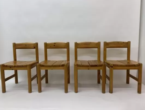 4x Vintage dining chairs