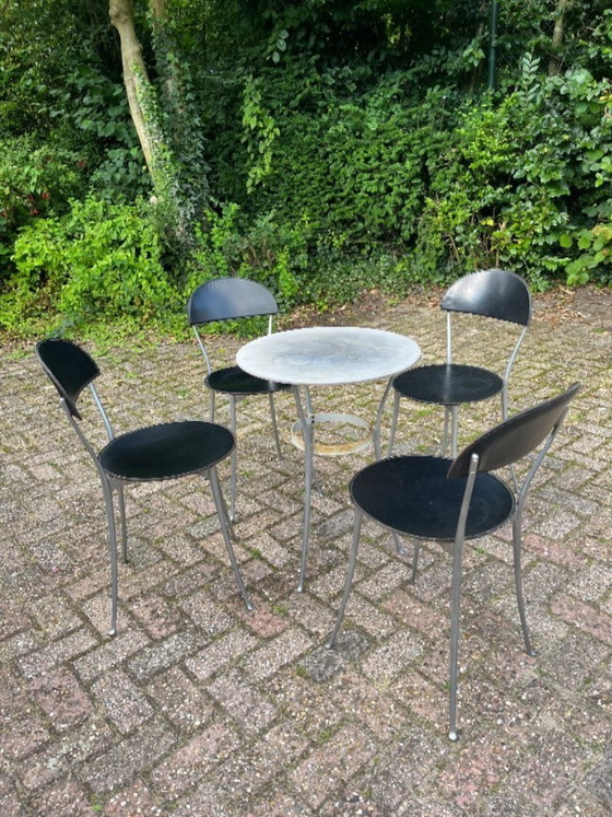 Image 1 of Tonietta design set by Enzo Mari for Zanotta, 5-piece