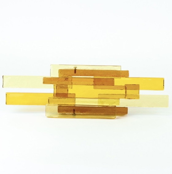 Image 1 of Coppia di applique in vetro