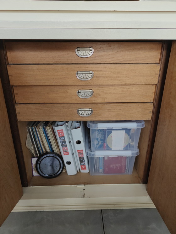 Image 1 of Art Deco Buffet Cabinet (Streamline Moderne)