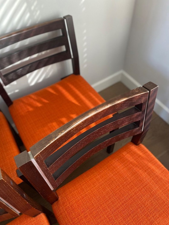 Image 1 of Sedie da pranzo di design vintage di Arnold Merckx - Fristho Franeker