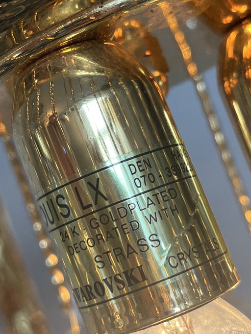 branded SWAROVSKI STRASS chandelier pendant lamp vintage