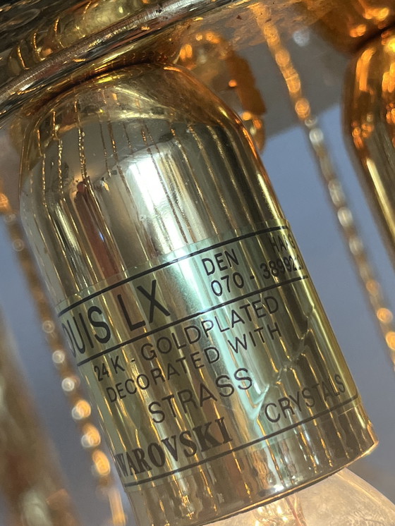 Image 1 of branded SWAROVSKI STRASS chandelier pendant lamp vintage