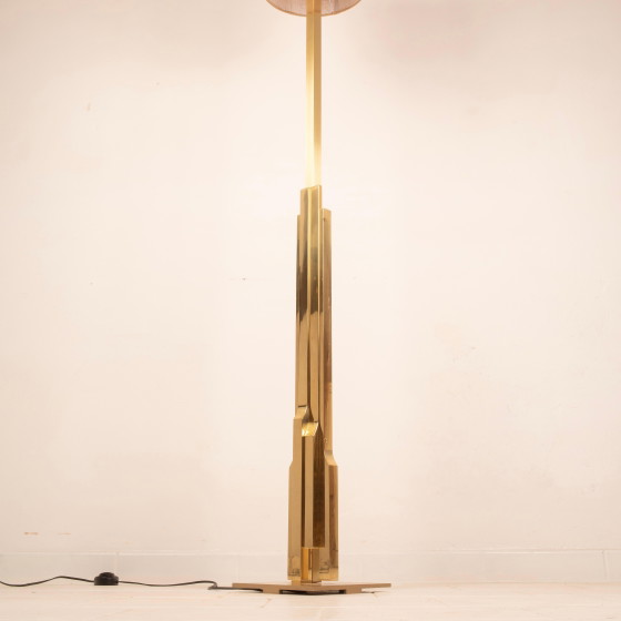 Luciano Frigerio Lámpara de pie escultórica Gaetano de latón, Italia 1960 – Lámparas de pie, Brass (photo 19 of 24)