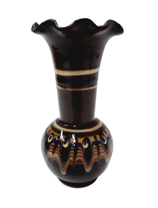 Vintage drip glaze Vase