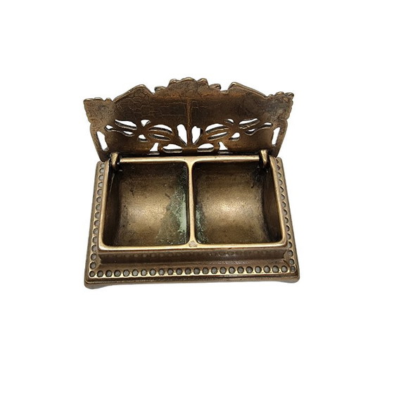Caja de sellos de latón antiguo – Objetos decorativos, Brass (photo 3 of 5)