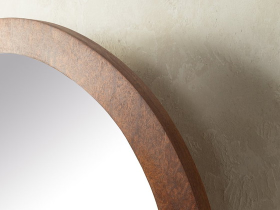 Specchio Art Déco circa 1920, Legno, Marrone, Art Deco (foto 5 di 7)