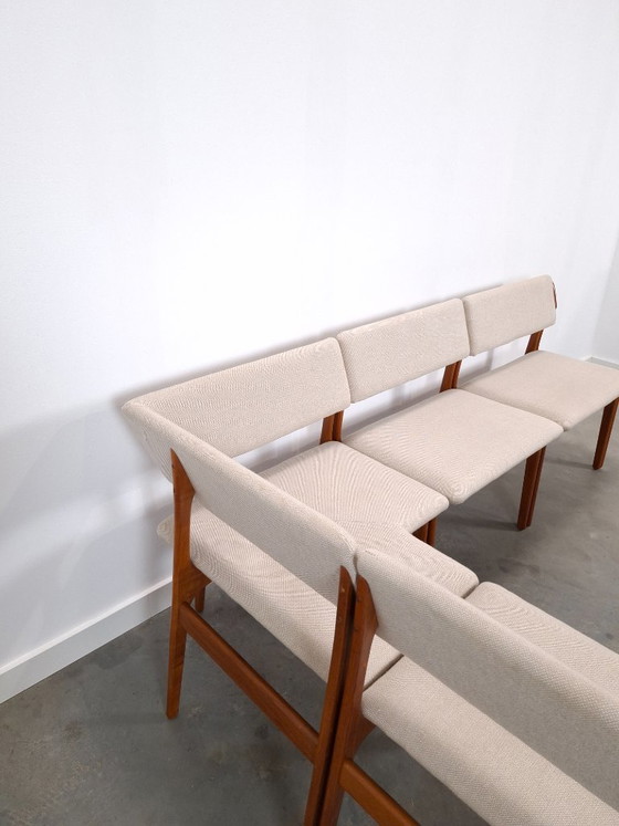 Dänische Modulare Teakholz Eckbank von Erik Buch für Odense Møbler, Modell Dinette, Esszimmerbank (photo 12 of 14)