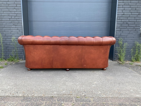 3+3 Seater Sofas Cigars Cognac Bendic – Leather, Wood (photo 7 of 8)