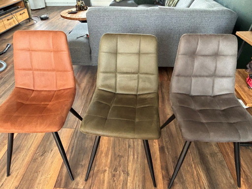 3x Eetkamerstoelen