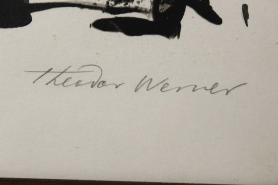 Image 1 of Theodor Werner (1886–1969) Signierte, gerahmte Lithografie