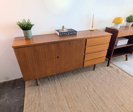 Image 1 of buffet vintage en teck, style milieu du siècle